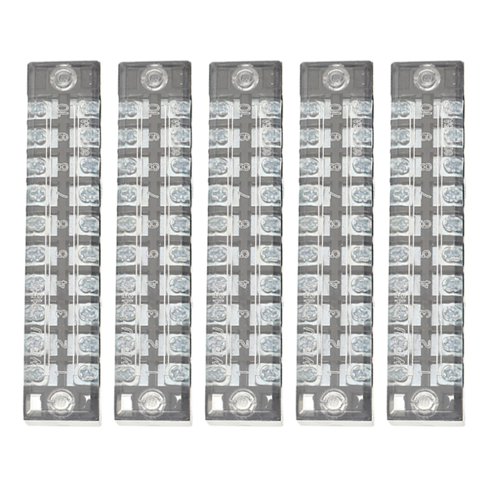 10 Pcs Pc Fixed Terminal Block Connector -1510 For Electrical Wiring 032297152308