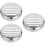 3Pcs Motorcycle Horn Cover Replacement Grill For Loud Horn 9