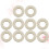 10 pezzi spessori in per tromba, cuscinetto accessorio (bianco) 1