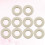 10 pezzi spessori in per tromba, cuscinetto accessorio (bianco) 6