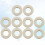10 pezzi spessori in per tromba, cuscinetto accessorio (bianco) 7