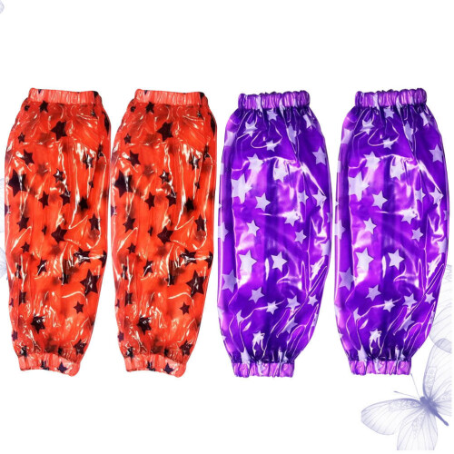 2 paia sovramaniche impermeabili in pvc con a stelle 2