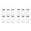 12 Pcs Glass Milk Bottle With Lid 250ml Dairy Drinking Container 6