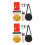 2Ensembles Ensemble Tambour Percussion Professionnel Et Portable 4