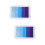 2Pcs 5 Colors Gradient Ink Pad Stamp Pad Blue 7