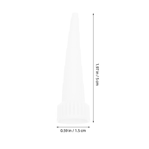 30 pz applicatore colla con ugello fine e 10 mm per 1