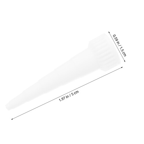 30 pz applicatore colla con ugello fine e 10 mm per 2