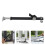 2 Sets Retractable Sliding Window Lock Security Bar Stopper 11
