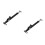 2 Sets Retractable Sliding Window Lock Security Bar Stopper 8