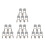 20 Pcs Reusable Nail Art Form Protector For French Extension Tips 9