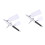 2Pcs Silver Airbrush Tool Nozzle Spray Pen For Cake Nail Decorating 5