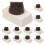 50 Sets Erhu Practice Bridge Mute Silencer Damper For Silent Playing 2