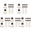 50 Sets Erhu Practice Bridge Mute Silencer Damper For Silent Playing 4