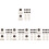 50 Sets Erhu Practice Bridge Mute Silencer Damper For Silent Playing 7