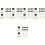 50 Sets Erhu Practice Bridge Mute Silencer Damper For Silent Playing 6