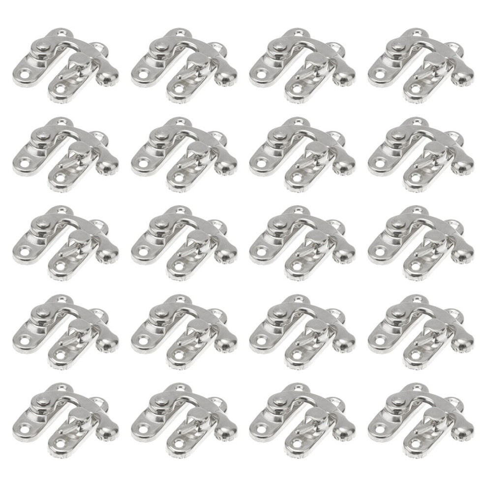 Photos - Door Lock 40 Pcs Metal Hasp Clasp Latch Lock For Diy Crafts Wood Box Cabinet