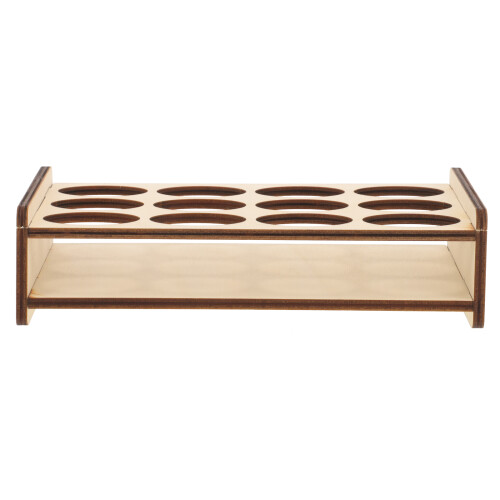 2Pcs Wooden Paint Holder Organizer Storage Rack For Paints