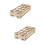 2Pcs Wooden Paint Holder Organizer Storage Rack For Paints 9