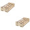 2Pcs Wooden Paint Holder Organizer Storage Rack For Paints 8