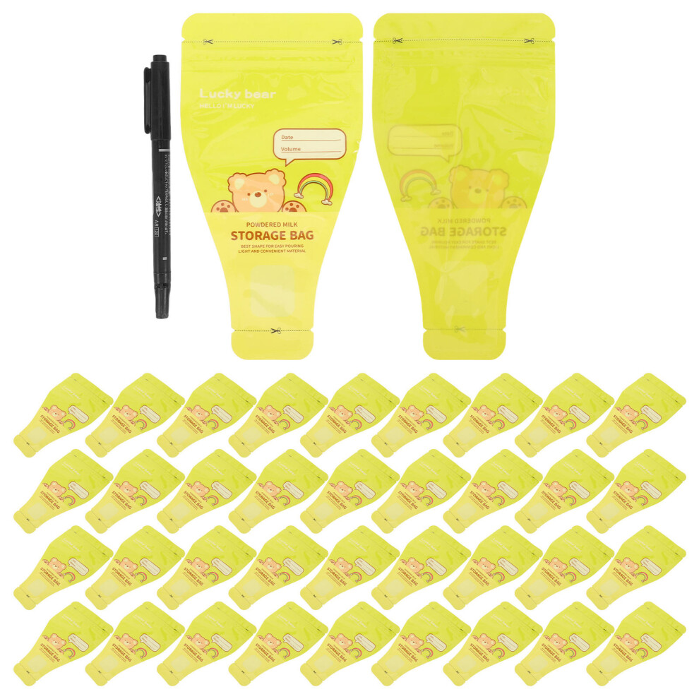 120Pcs Portable Baby Formula Storage Bags Leakproof With Funnel Iplusmile