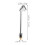 2Pièces Embouts Rapides Gonflage En Métal Solide Couleur Argent 2