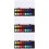 3Pcs 18 Colors Portable Plastic Box Pressed Powder Paint Set 9