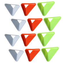 20 unidades placas sinalizadoras triangulares para treino de futebol