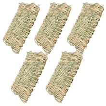 tapete de para coelho, 5 unidades, trançado para gaiolas