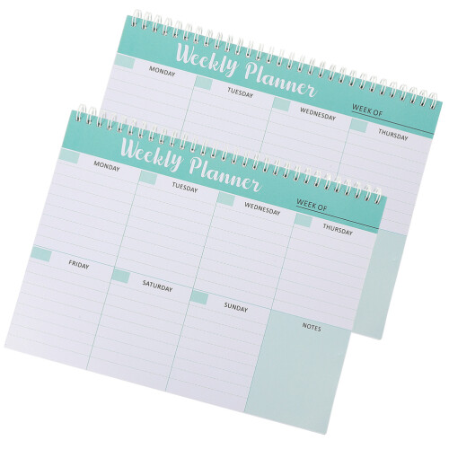 6 Pcs Work Planner To Do List Appointment Study Notepad For Homeschool