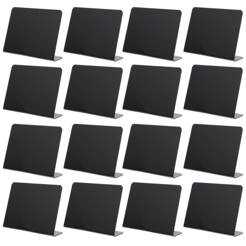 32 Pcs Plastic Chalkboards For Supermarkets And Desktop Messaging