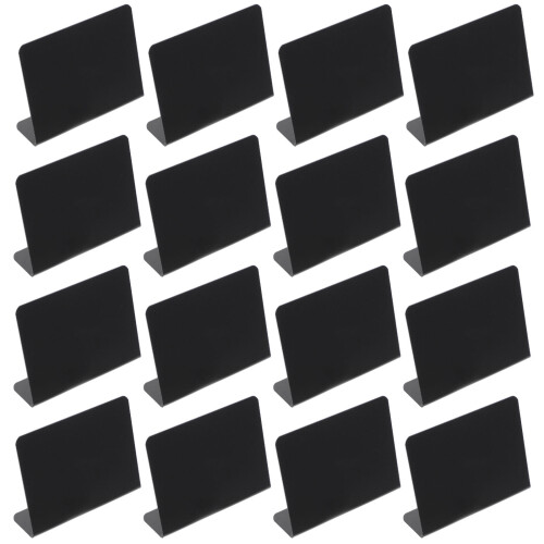 32 Pcs Plastic Chalkboards For Supermarkets And Desktop Messaging 1