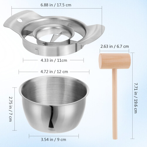 1 Set Granatapfel Entkerner Schälmesser 1