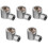 5Pcs Hydraulic Grease Fitting Button Head Cap Secure Connection 5