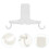 2Pcs Towel Swivel Hooks Wall-Mounted Holder For Kitchen Home 11