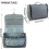 2Pcs Curling Iron Organizer Bag For Styling Tools Storage 11