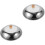 2 Sets Stainless Steel Pot Lid With Wood Handle 5