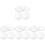 16 Pcs Glass Tea Saucers Cup Mats Set 4