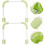 10 Pcs Folding Table Legs Foldable Desk Coffee Table Heavy Duty 3