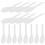 60Pcs Transparent Small Utensils 10