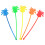 50Pcs Colorful Plastic Coconut Tree Stirring Sticks For Drinks 1