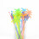 50Pcs Colorful Plastic Coconut Tree Stirring Sticks For Drinks 7