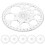6Pcs 360 Degree Reusable Clear Geometry Protractor Tool 10