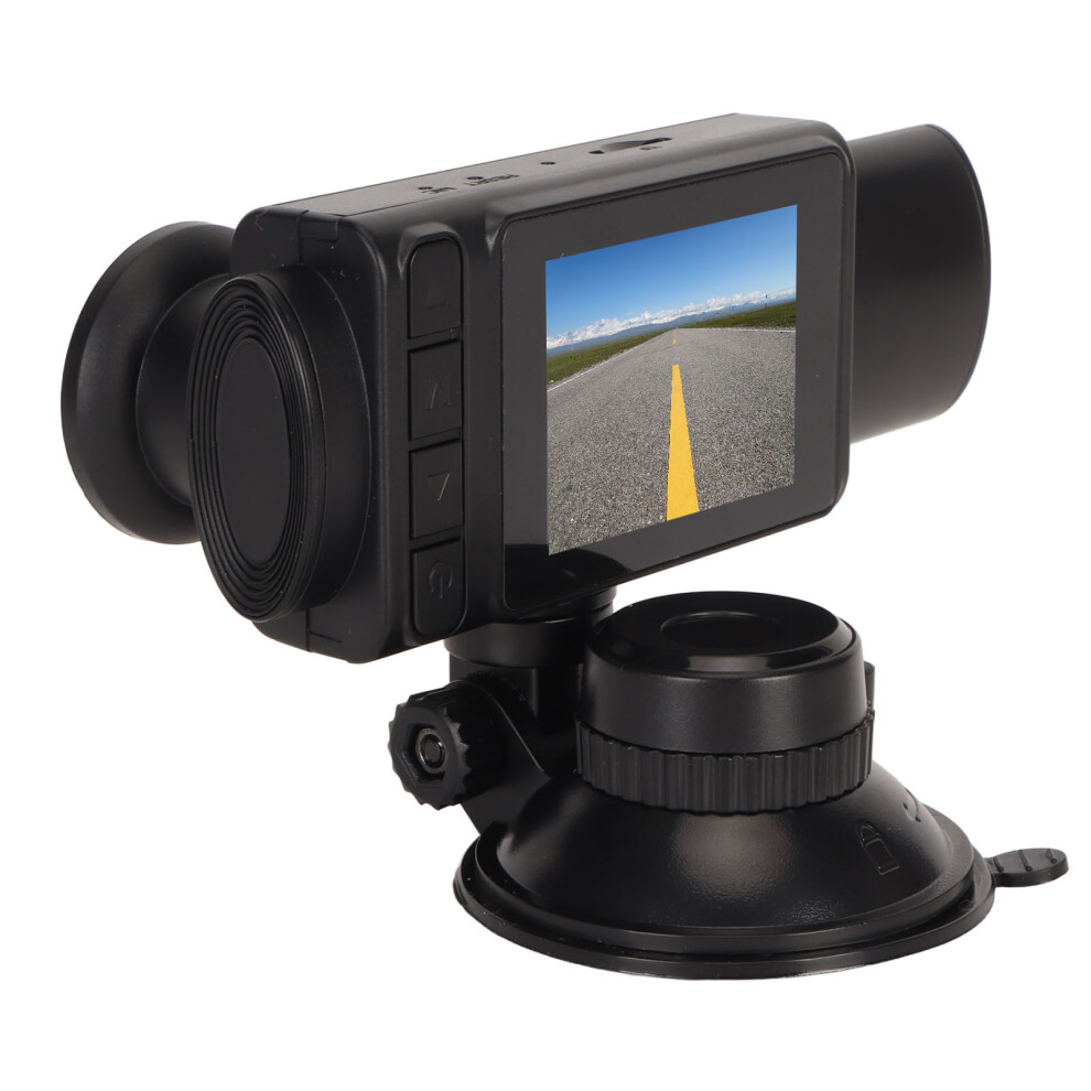 3 Channel 1080P Dash Cam With 2.0In Ips Screen, Parking & Night Vision Black 9301351963671