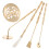 1 Set Brass Incense Making Tools Mold Spoon Brush Ash Press 11