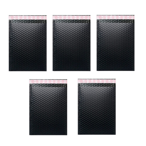 5Pcs Tear Resistant Bubble Pouches For (Black) 2