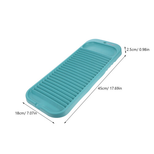 Plastics Wash Board Portable Laundry Scrub Board With Soap Holder 2