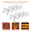 2 Pcs Rustproof Taco Stands Set Steel Color 7