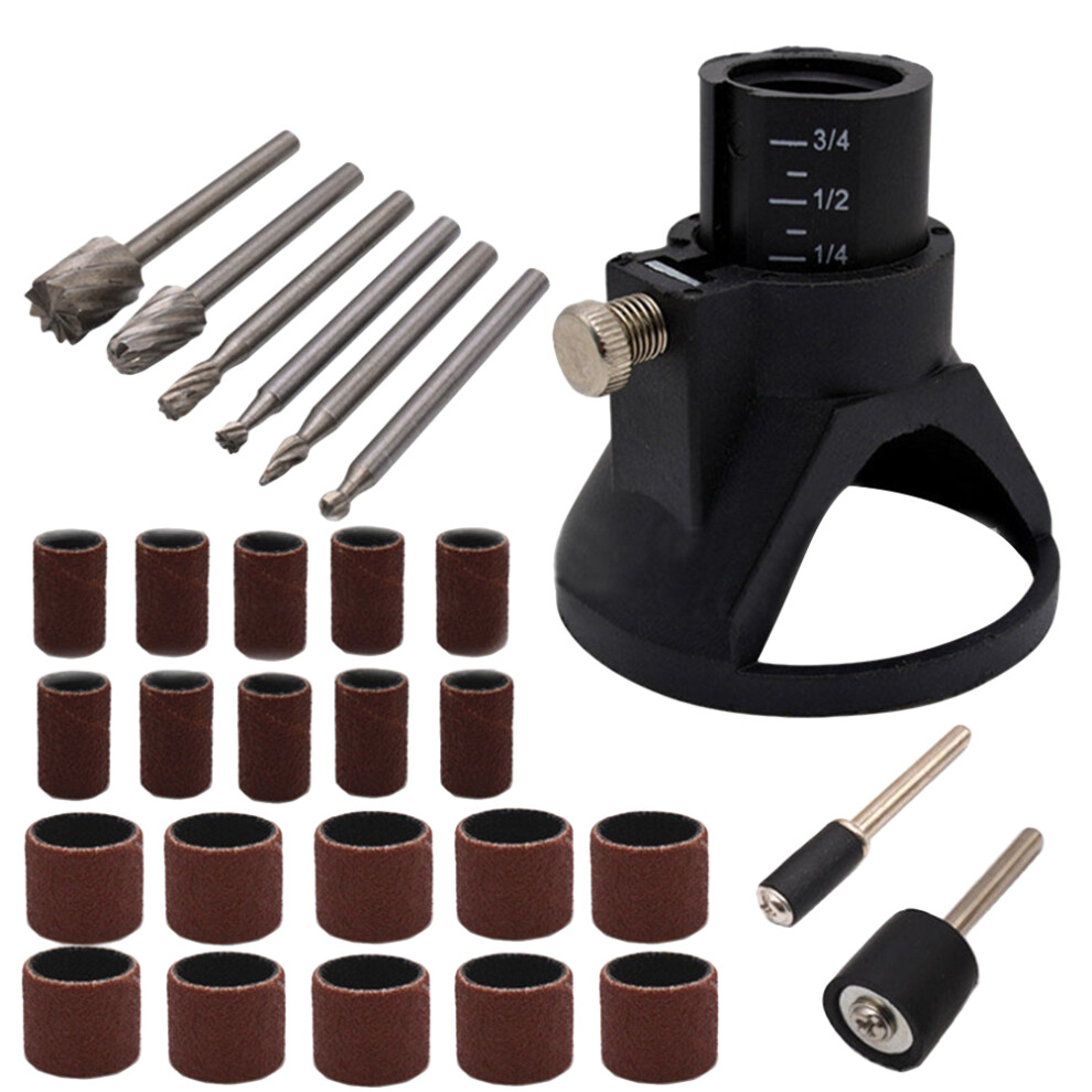 29Pcs Drill Carving Positioner With Sanding Bands And Rotary Burr 3353918933340