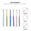 6Pcs Eyelash Applicator Brushes For Mascara Makeup 9
