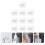 10 Pcs Adhesive Hook Rack Bathroom Holder Shampoo Bottle D 5